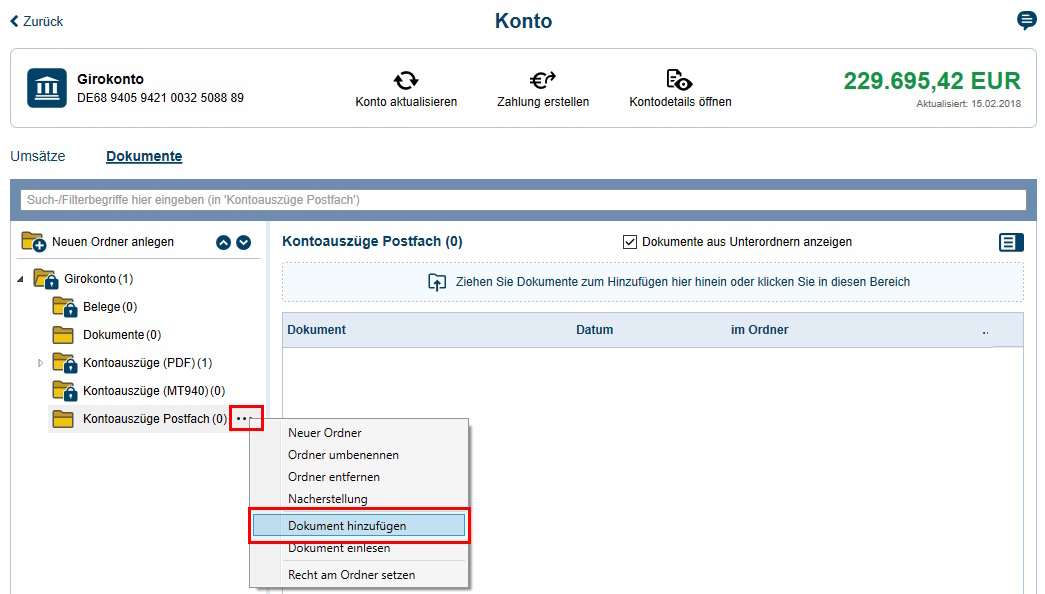 Screenshot Öffnen-Dialog in Windows