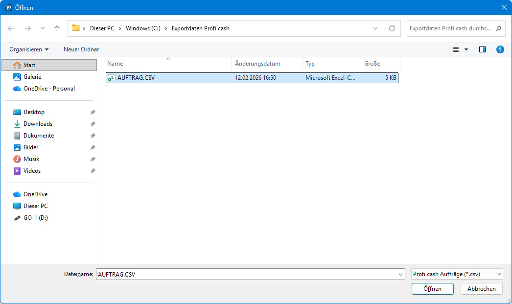 Screenshot Windows-Explorer